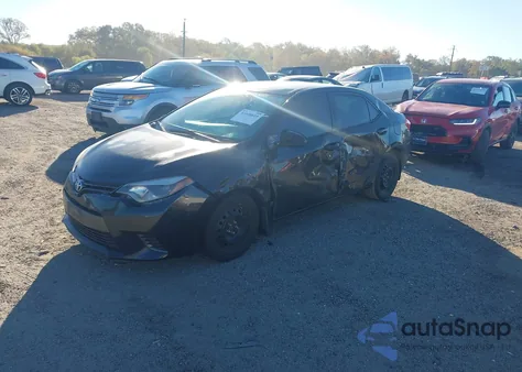 2016 Toyota Corolla Le z USA, uszkodzony, nr VIN 2T1BURHE2GC535865